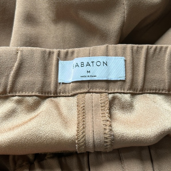 Aritzia Babaton Dexter Pull On Jogger Ankle Length Tuxedo Pant Camel Tan Sz M - Picture 10 of 14